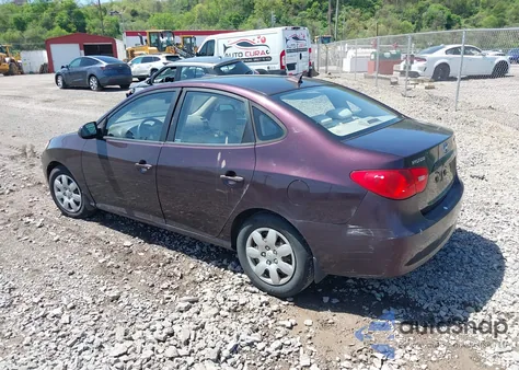 2009 Hyundai Elantra Gls z USA, uszkodzony, nr VIN KMHDU46D99U670929